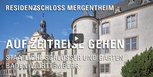 Startbildschirm des Films "Auf Zeitreise gehen: Residenzschloss Mergentheim"