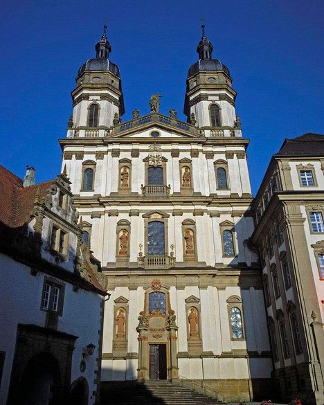 Kloster Schöntal, Außenansicht, Doppeltürme