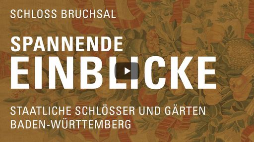 Startbildschirm des Films "Spannende Einblicke mit Michael Hörrmann: Schloss Bruchsal"