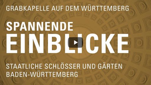 Startbildschirm des Films "Spannende Einblicke mit Michael Hörrmann: Grabkapelle auf dem Württemberg"