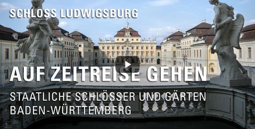 Startbildschirm des Films "Auf Zeitreise gehen: Schloss Ludwigsburg"