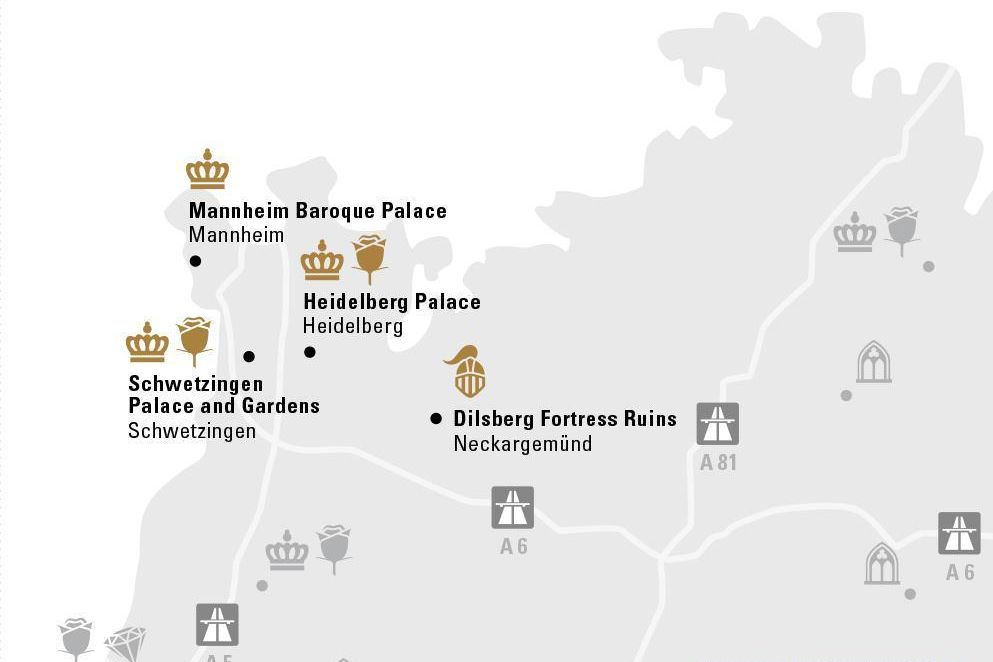 Proud residences of the Electoral Palatinate