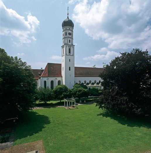 Kloster Schussenried, Blick auf die Kirche St. Magnus