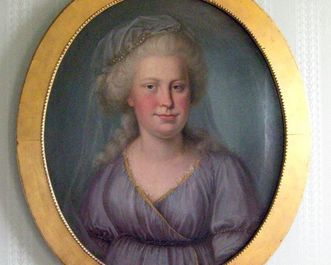 Porträt der Herzogin Franziska von Hohenheim, heute in Schloss Kirchenheim