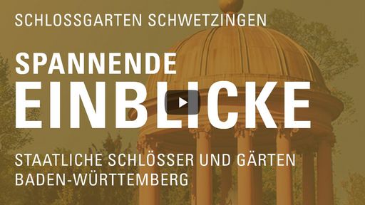 Startbildschirm des Films "Spannende Einblicke mit Michael Hörrmann: Schlossgarten Schwetzingen"