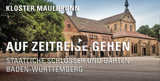 Startbildschirm des Films "Auf Zeitreise gehen: Kloster Maulbonn"