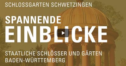 Startbildschirm des Filmes "Spannende Einblick mit Michael Hörrmann: Schlossgarten Schwetzingen"