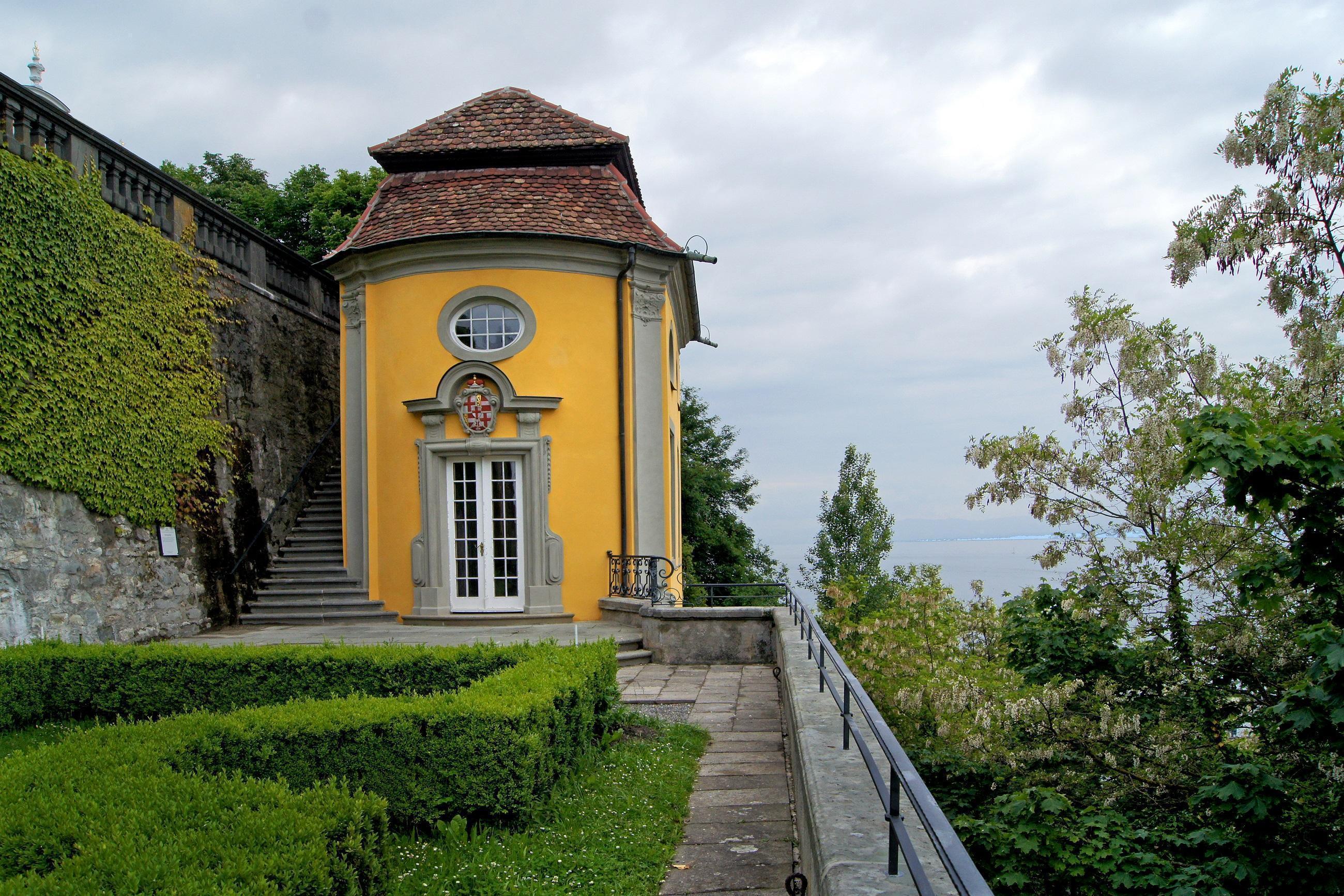 Das mit Lotto-Mitteln sanierte Teehäuschen des Neuen Schloss Meersburg