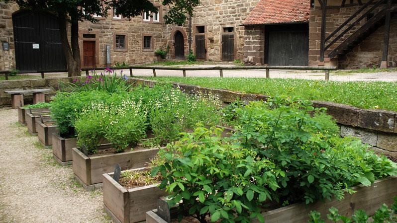 Kräutergarten in Kloster Maulbronn