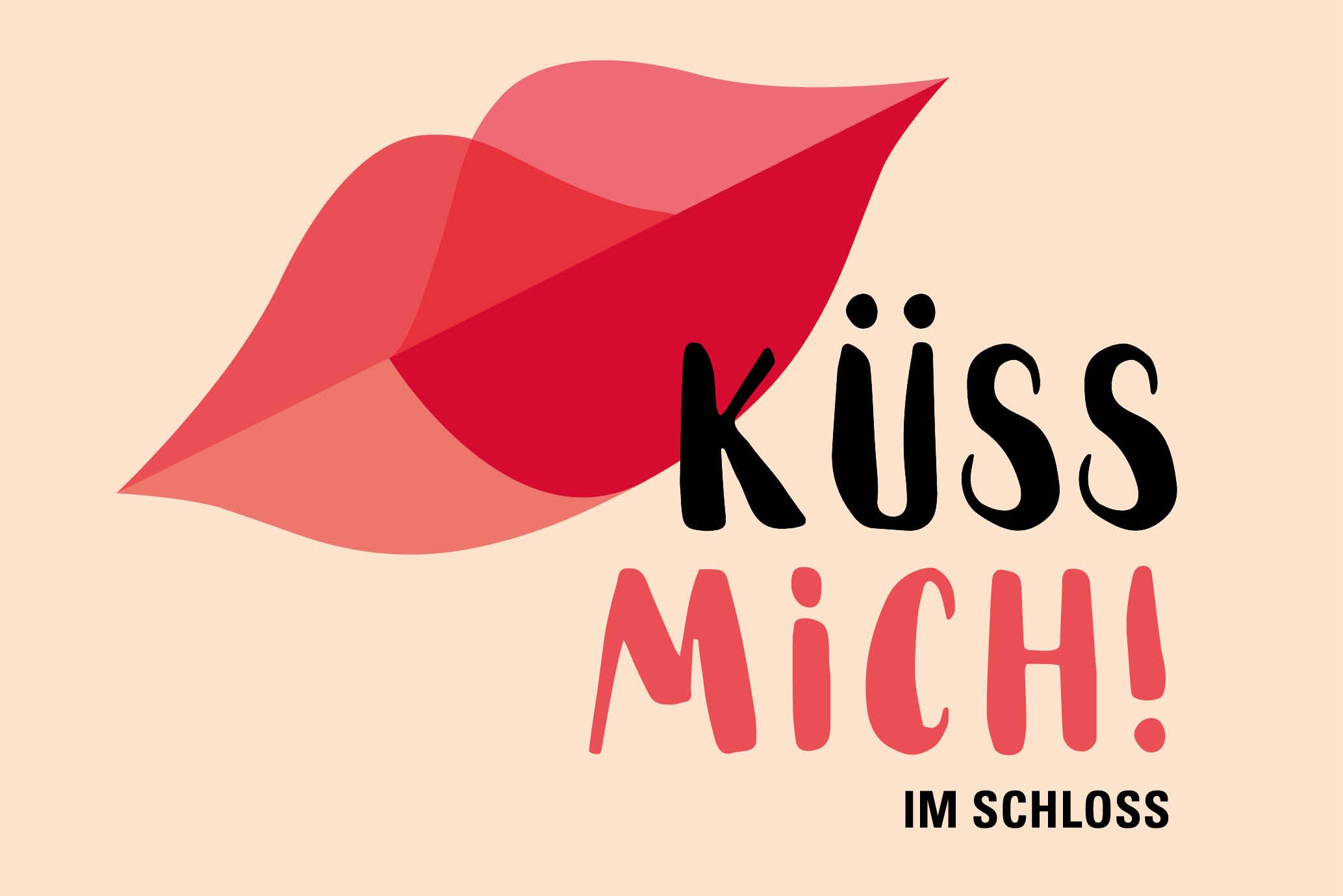 Motiv zur Aktion „Küss mich im Schloss“ der Staatlichen Schlösser und Gärten Baden-Württemberg