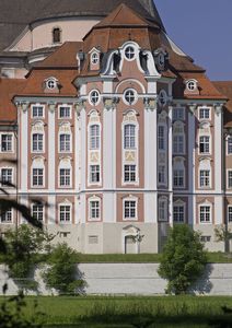 Aussenansicht des Kapitelsaals in Kloster Wiblingen