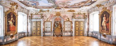 Der Bacchussal in Schloss Tettnang