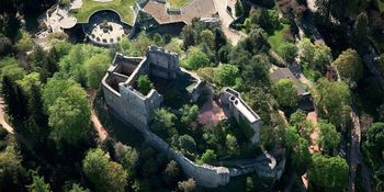 Burg Badenweiler von oben