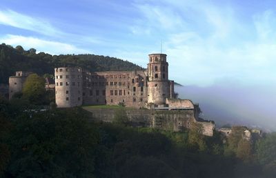 Schloss Heidelberg, Luft Panorama; Foto: Staatliche Schlösser und Gärten Baden-Württemberg, Mathias Wacker