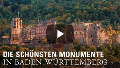 Startbildschirm des Filmes „Die schönsten Monumente in Baden-Württemberg"