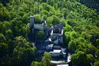 Foto: Staatliche Schlösser und Gärten Baden-Württemberg, Achim Mende Luftaufnahme Altes Schloss Hohenbaden
