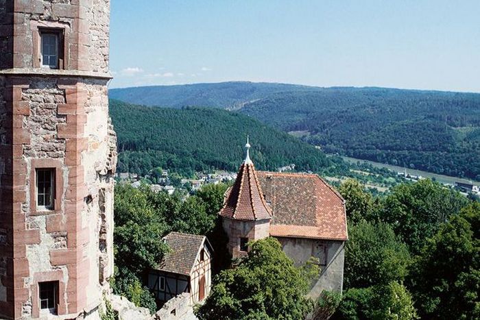 Burgfeste Dilsberg mit Kommandantenhaus