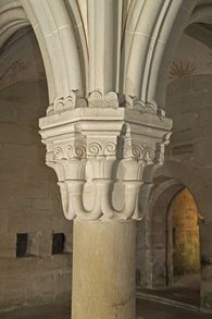 Kapitell in der Bruderhalle Kapitell in der Bruderhalle im Kloster Bebenhausen