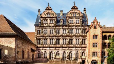 Schloss Heidelberg, Fassade des Friedrichsbaus