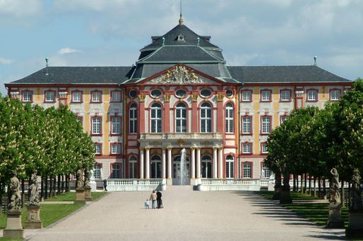 Schloss Bruchsal, Gartenseite