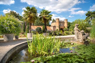 Botanischer Garten Karlsruhe, Außenaufnahme; Foto: Staatliche Schlösser und Gärten Baden-Württemberg, Günther Bayerl