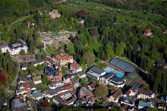 Badruine Badenweiler aus der Luft