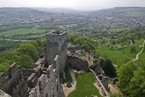 Burg Rötteln, Luftaufnahme