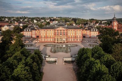 Schloss Bruchsal, Luftaufnahme 