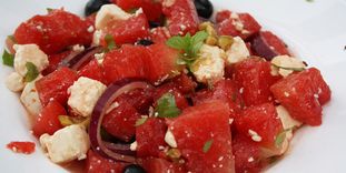 Wassermelonensalat