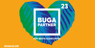 Werbemotiv der Bundesgartenschau Mannheim 2023