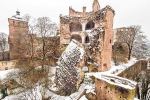 Schloss Heidelberg, gesprengter Turm 