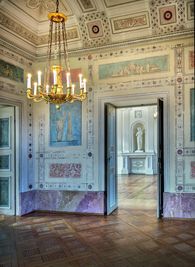 Foto: Staatliche Schlösser und Gärten Baden-Württemberg, Günther Bayerl Ludwigsburg Favorite Palace, Room in classicist style