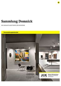 Titelbild des Jahresprogramms für Sammlung Domnick