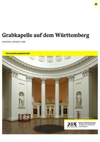 Titelbild des Jahresprogramms für die Grabkapelle auf dem Württemberg