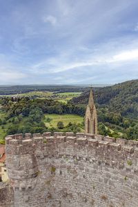 Burgfeste Dilsberg, Außen, Wehrgang