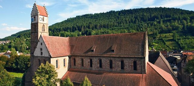 Luftaufnahme von Kloster Alpirsbach