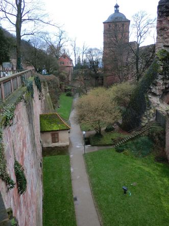 Maltesergraben am Heidelberger Schloss