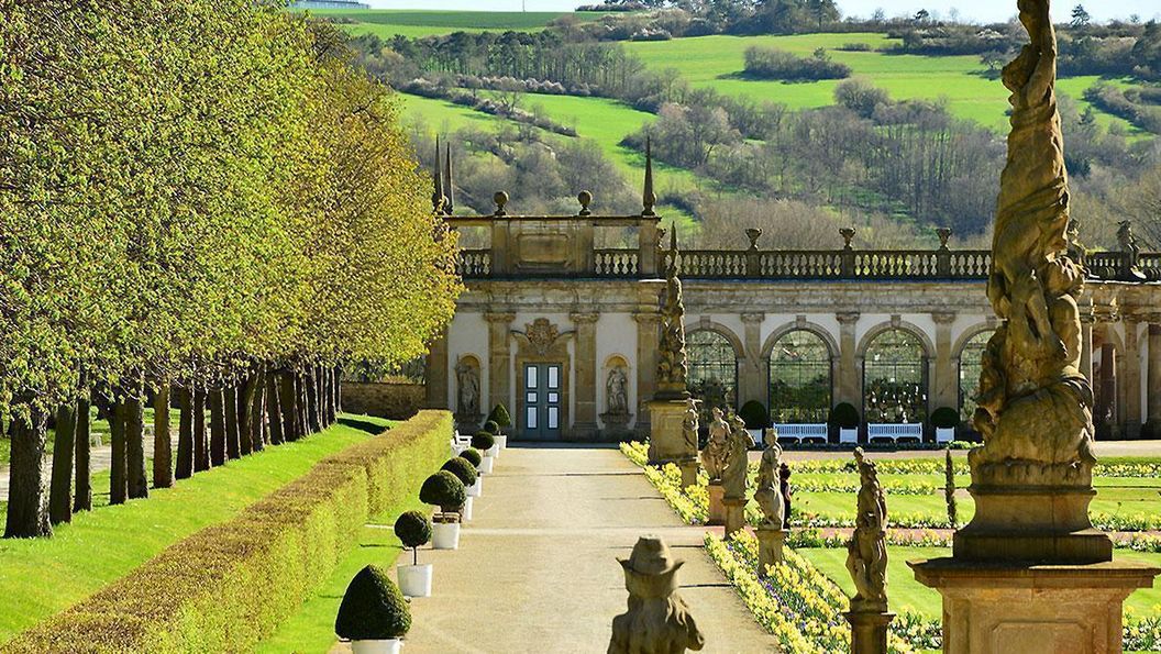 Schlossgarten Weikersheim mit Orangerie