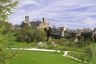 Foto: Staatliche Schlösser und Gärten Baden-Württemberg, Arnim Weischer Panorama der Burg Burg Rötteln