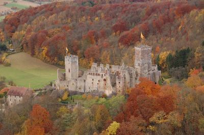 Burg Rötteln, Außenansicht im Herbst