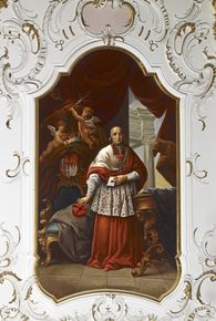 Fürstbischof Damian Hugo von Schönborn Bildnis Fürstbischof Damian Hugo von Schönborn im Schloss Bruchsal
