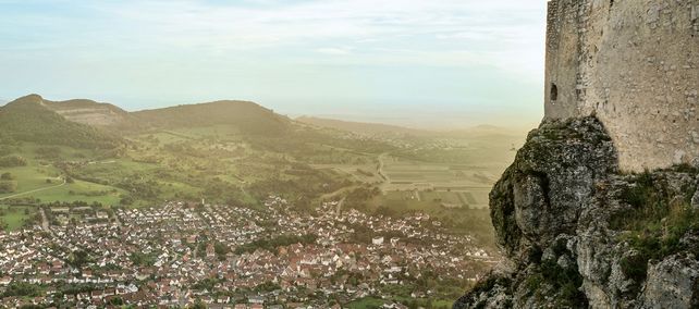 Festungsruine Hohenneuffen, Ausblick auf die Landschaft