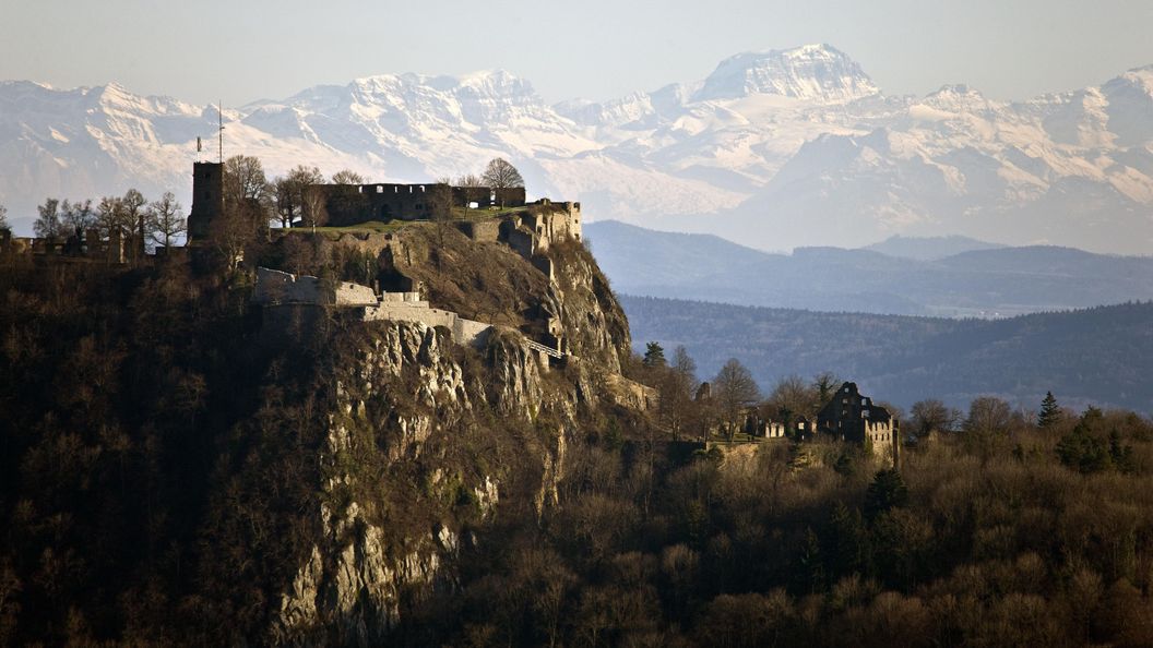 Festungsruine Hohentwiel, Luftansicht