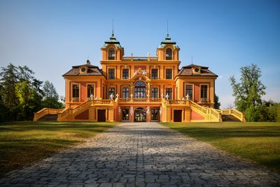 Schloss Favorite Rastatt, Aussenansicht