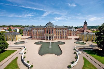 Schloss Bruchsal; Luftaufnahme, Staatliche Schlösser und Gärten Baden-Württemberg, Achim Mende