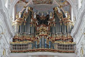 Die Gabler Orgel in der Schlosskirche von Ochsenhausen