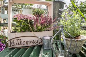 Blumenarrangement der Home & Garden Messe