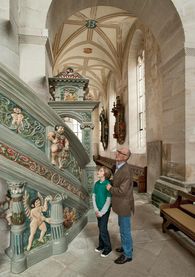 Foto: Staatliche Schlösser und Gärten Baden-Württemberg, Niels Schubert Bebenhausen Monastery and Palace, visitors; photo: Staatliche Schlösser und Gärten Baden-Württemberg, Niels Schubert