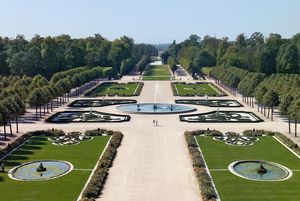 Schloss und Schlossgarten Schwetzingen, Blick auf den Schlossgarten