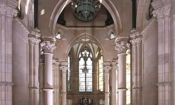 Ansicht des Innenraums der Großherzoglichen Grabkapelle Karlsruhe